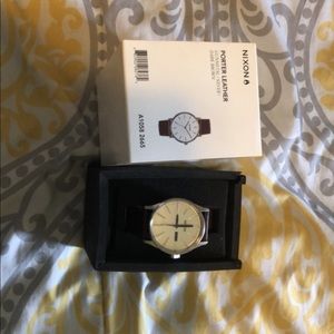 Porter Leather Nixon Watch